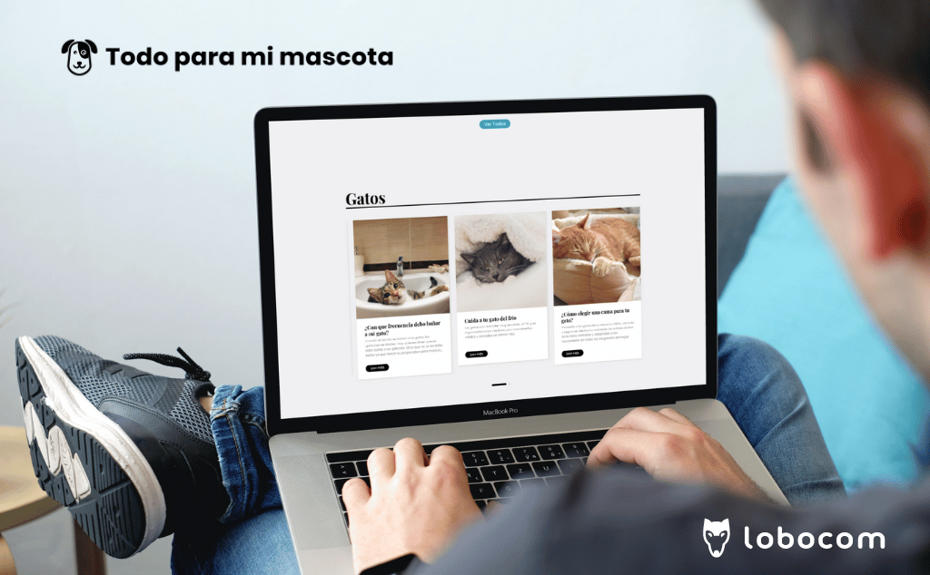 todo para mi mascota diseño web