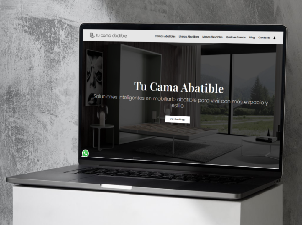 portatil con web cama abatible